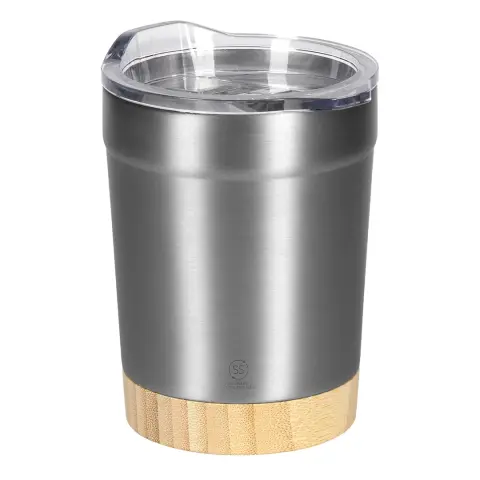 ASTRID — Termos šolja sa dnom od bambusa, 300 ml