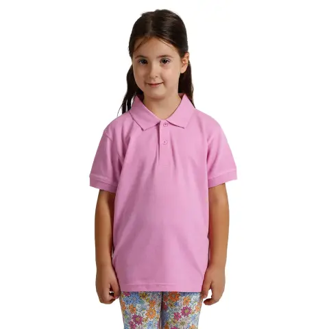 AZZURRO II KID — Dečja pamučna polo majica, 180 g/m2