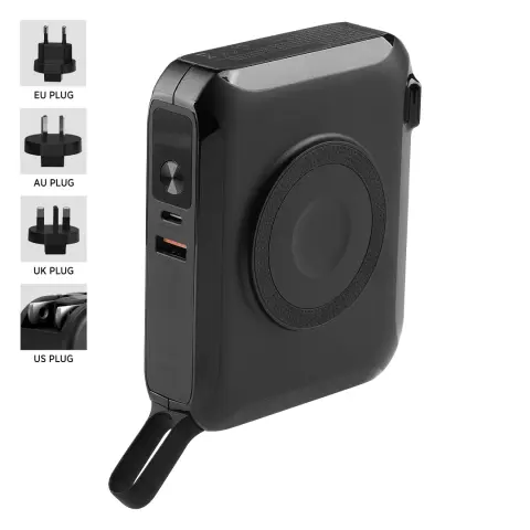 BARACUDA PRO — Univerzalni putni punjač / laptop pomoćna baterija, 15.000 mAh, PD 65W, sa magnetom