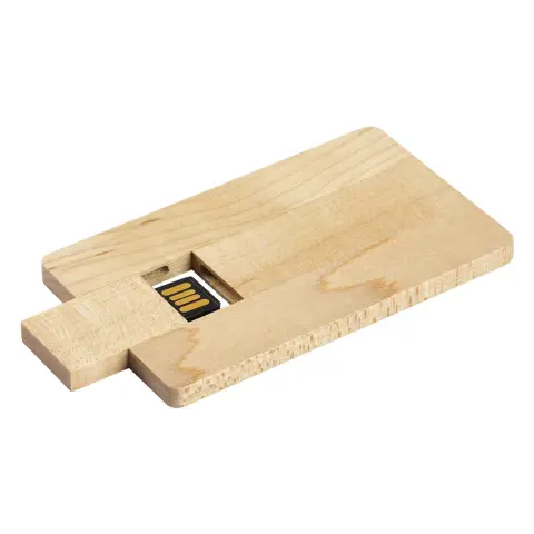 CREDIT CARD WOOD — USB flash memorija