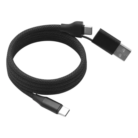 DOPPLER 240W 2IN1 — USB / Type-C kabl za punjenje i prenos podataka sa magnetom, 2 u 1, 240W
