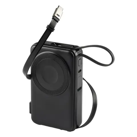 EDISON 10PD 35W — Univerzalni putni punjač / pomoćna baterija, 10.000 mAh, 35W sa magnetom i kablom na izvlačenje