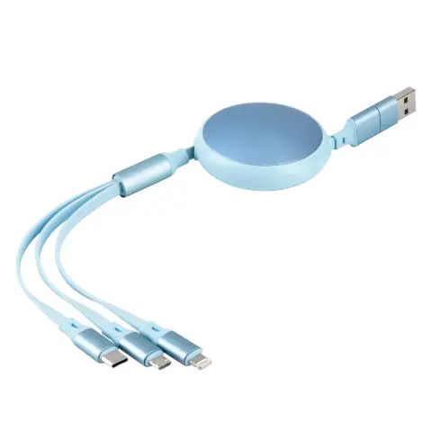 KEPLER 6IN1 — USB / Type-C kabl za punjenje i prenos podataka, 6 u 1, 60W