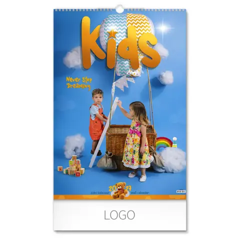 KIDS — Zidni kalendar: 7 listova, dvomesečni