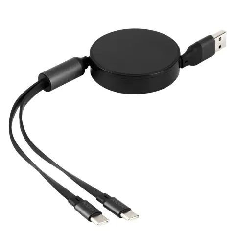 MAX 2IN1 — USB / Type-C kabl za punjenje i prenos podataka, 2 u 1, 100W