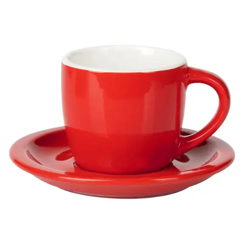 MOMENTO C MINI — Šolja za espresso sa tacnom od fine keramike, 100 ml