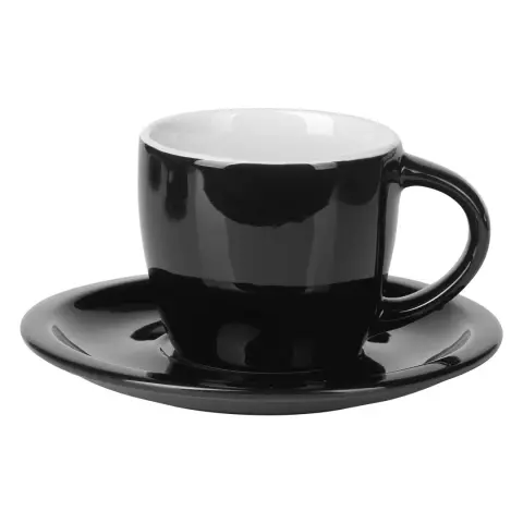 MOMENTO C — Šolja za cappuccino sa tacnom od fine keramike, 150 ml