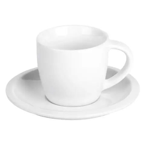 MOMENTO — Šolja za cappuccino sa tacnom od fine keramike, 150 ml