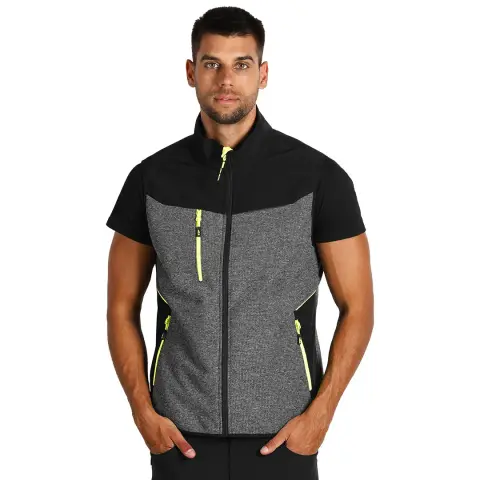 PANTHER GREY VEST — Softshell prsluk
