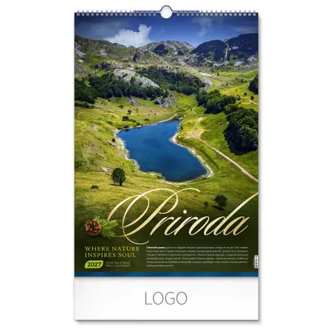 PRIRODA 01 — Zidni kalendar: 7 listova, dvomesečni