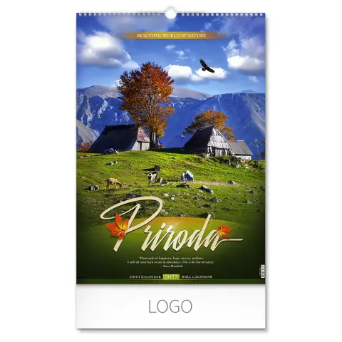 PRIRODA 02 — Zidni kalendar: 7 listova, dvomesečni