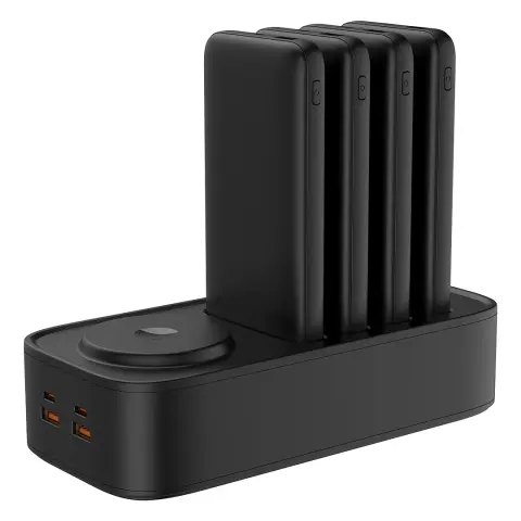 REVOLUTION — Pomoćna stanica sa baterijama 4 x 10.000 mAh, 65W, sa magnetom